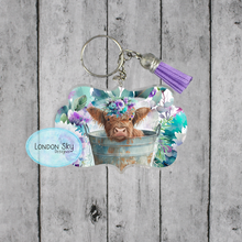 Load image into Gallery viewer, Baby Highland Cow in Bucket