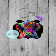 Load image into Gallery viewer, Rainbow Highland Cow