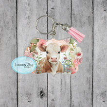 Load image into Gallery viewer, Brown Cow - Pink Floral