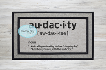 Load image into Gallery viewer, Audacity Doormat