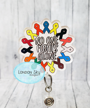 Load image into Gallery viewer, No One Fights Alone - Cancer Awareness