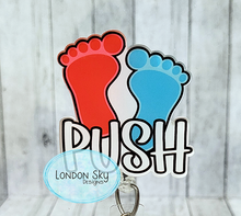 Load image into Gallery viewer, Push - Baby Feet