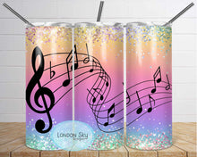 Load image into Gallery viewer, Colorful Music Notes - 12 Color Choices