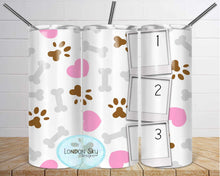 Load image into Gallery viewer, Puppy Paws & Bones | 3 Frame - 2 Options