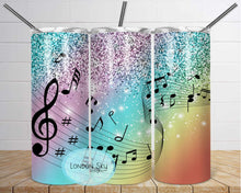 Load image into Gallery viewer, Colorful Music Notes - 12 Color Choices