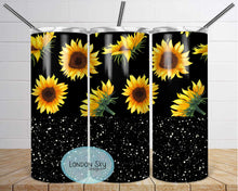 Load image into Gallery viewer, Black Glitter & Sunflower - 3 Options
