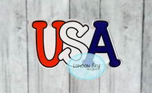 Load image into Gallery viewer, USA Letters