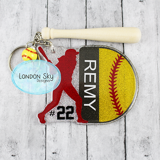 Softball Bag Tag - Personalized