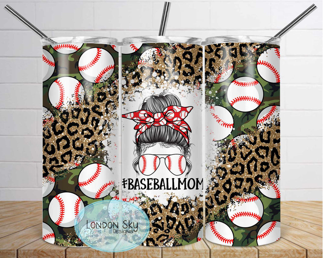 Baseball Mom Leopard & Camo