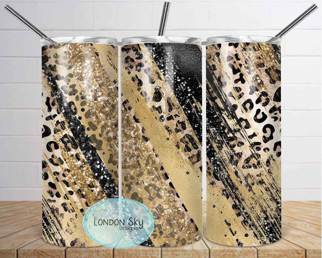 Gold & Black Leopard